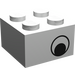 LEGO blanc Brique 2 x 2 avec Yeux (Décalage) sans point sur la pupille (81910 / 81912)