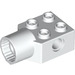 LEGO White Brick 2 x 2 with Hole and Rotation Joint Socket (48169 / 48370)