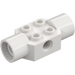 LEGO hvid Klods 2 x 2 med Hul og To Rotationsled Sockets (48172 / 48461)