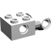 LEGO Wit Steen 2 x 2 met Gat, Halve Rotation Joint Bal Verticaal (48171 / 48454)
