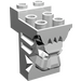 LEGO blanc Brique 2 x 3 x 3 avec Lion&#039;s Diriger Carving et Coupé (30274 / 69234)