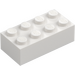 LEGO White Brick 2 x 4 (3001 / 3556)