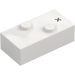 LEGO White Brick 2 x 4 Braille,no.123 (69601)