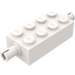 LEGO Weiß Backstein 2 x 4 mit Pins (6249 / 65155)