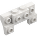 LEGO Blanc Brique 2 x 4 x 0.7 avec De Face Tenons et arches latérales minces (14520)