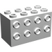 LEGO Weiß Backstein 2 x 4 x 2 mit Bolzen auf Sides (2434)