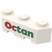 LEGO Wit Steen 3 x 3 Facet met Octan Sticker (2462)