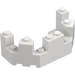 LEGO White Brick 4 x 8 x 2.3 Turret Top (6066)