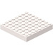 LEGO White Brick 8 x 8 (4201 / 43802)