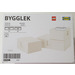 LEGO White BYGGLEK boxes, set of 3 (PE770441)