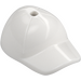 LEGO White Cap with Short Curved Bill with Hole on Top (11303)