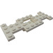 LEGO hvid Bil Base 4 x 10 x 0.67 med 2 x 2 Open Centrum (4212)