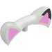 LEGO White Cat Ears Headband with Bright Pink (104803)