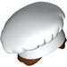 LEGO White Chef Hat with Hair (31895 / 100923)