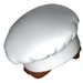 LEGO Weiß Chef Hut mit Reddish Brown Haar (31895 / 100923)