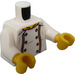 LEGO Hvit Chef Minifigur Overkropp (973 / 76382)