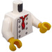 LEGO blanc Chef Minifig Torse sans plis sur la chemise (973 / 76382)