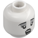 LEGO White Choir Ghost Head (Recessed Solid Stud) (3274)