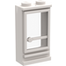 LEGO Weiß Classic Tür 1 x 2 x 3 Recht mit festem Bolzen mit Loch