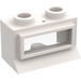 LEGO White Classic Window 1 x 2 x 1 with Long Sill and Glass