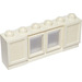 LEGO White Classic Window 1 x 6 x 2 with 2 Panes and Shutters Short Lip