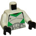 LEGO White Clone Trooper Episode 3 Seige Battalion With Green Markings Torso (973)