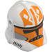 LEGO Bianco Clone Trooper Casco con Fori con 332nd Company (11217 / 104322)