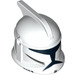 LEGO Wit Clone Trooper Helm met Gaten met Zwart Markeringen (61189 / 63578)