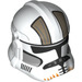 LEGO Blanco Clone Trooper Casco con Agujeros con Tostado oscuro Cody Marcas (11217 / 100508)