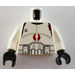 LEGO Biały Clone Trooper z Ciemno czerwony Emblems Tułów (973 / 73403)