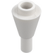 LEGO White Cone 1 x 1 Inverted with Bar (11610)