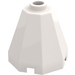 LEGO White Cone 2 x 2 x 1.3 Octagonal (6039)