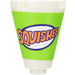 LEGO White Cone 2 x 2 x 2 with Squishee Sticker (Open Stud) (3942)