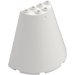 LEGO White Cone 8 x 4 x 6 Half (47543 / 48310)