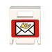 LEGO Blanco Contenedor Caja 2 x 2 x 2 Puerta con Ranura con Mailbox (80172 / 81777)