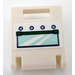 LEGO Wit Container Doos 2 x 2 x 2 Deur met Sleuf met Oven Voorkant Sticker (4346)