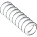 LEGO White Corrugated Hose 2.4 cm (3 Studs) (21164 / 23001)