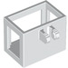 LEGO White Crane Basket 3 x 2 x 2 with Locking Hinge (51858 / 53030)