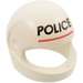 LEGO White Crash Helmet with Underlined Police (2446 / 81881)