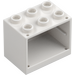 LEGO Biały Szafka 2 x 3 x 2 z wpuszczonymi wypustkami (92410)