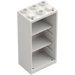 LEGO Vit Skåp 2 x 3 x 5 med Shelves (2656)