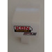 LEGO White Curved Panel 3 x 6 x 3 with &quot;KRN Power Tools Air Flow&quot; right side sticker (24116)