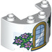 LEGO blanc Cylindre 2 x 4 x 2 Demi avec Arche
 Fenêtre (24593 / 66672)