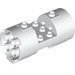 LEGO Vit Cylinder 3 x 6 x 2.7 Horisontell Ihåliga centrumknoppar (30360)