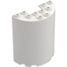 LEGO White Cylinder 3 x 6 x 6 Half (35347 / 87926)