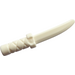 LEGO White Dagger with Cross Hatch Grip