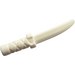 LEGO blanc Dagger avec Traverser Hatch Grip
