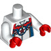 LEGO Blanc Daredevil Torse (973 / 88585)