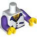 LEGO White Disco Dude Torso (973 / 88585)