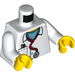 LEGO White Doctor Minifig Torso (973 / 76382)
